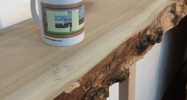elm mantel board