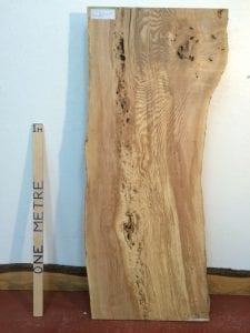 ASH 3cm thick - tree number 1336 Natural Waney Live Edge Slab Board Kiln Dried Planed Seasoned Hardwood Wildwood Coffee Table Top