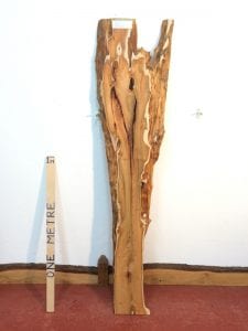 YEW 2.2cm thick - tree number 1509 Natural Waney Live Edge Slab Wood Board Kiln Dried Planed Seasoned Hardwood Wildwood