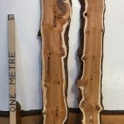 YEW 3cm thick - tree number 1448B Natural Waney Live Edge Slab Wood Board Kiln Dried Planed Seasoned Hardwood