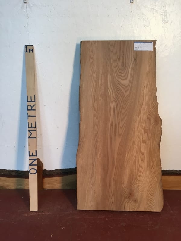 ELM Natural Waney Live Edge Slab Wood Board 1332A-9B Thickness 6.5cm