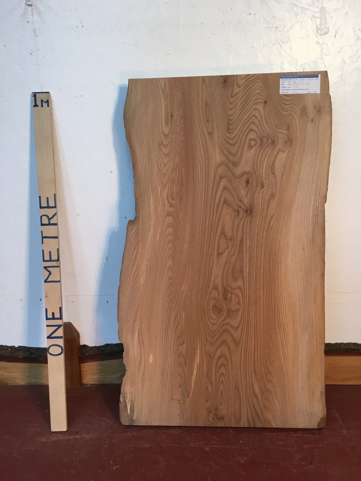 ELM Natural Waney Live Edge Slab Wood Board 1332A-9A