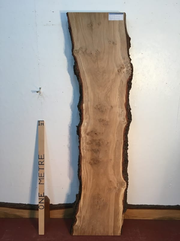 BURRY OAK Natural Waney Live Edge Slab Wood Board 1311-4