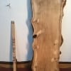OAK Natural Waney Live Edge Slab Wood Board 1245D-4
