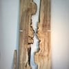 BURRY HORSE CHESTNUT Reverse Bookmatched River Set Natural Waney Live Edge Slab Wood Board 1390A-11R/12R