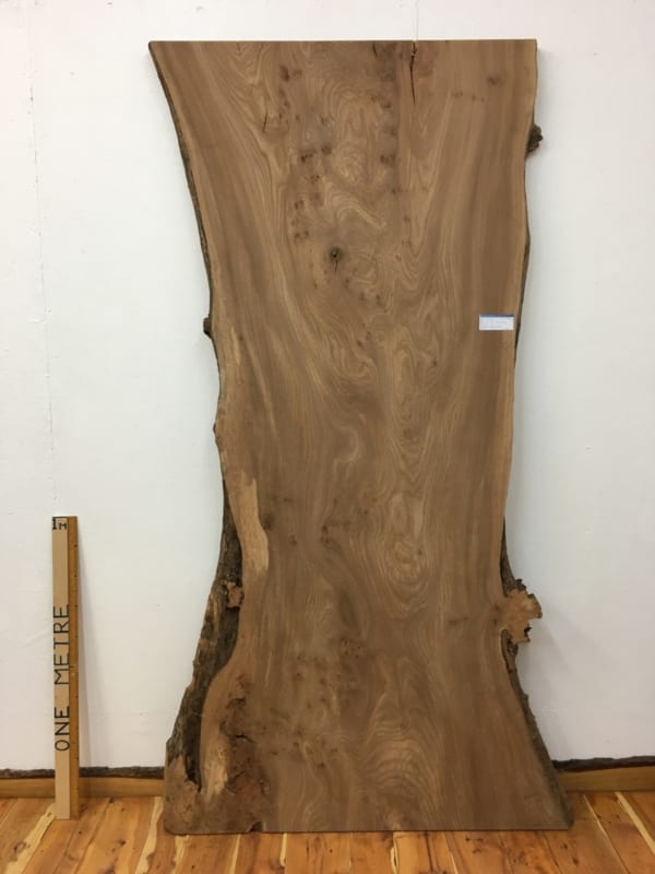 BURRY ELM Natural Waney Live Edge Slab Wood Board 1536A-10