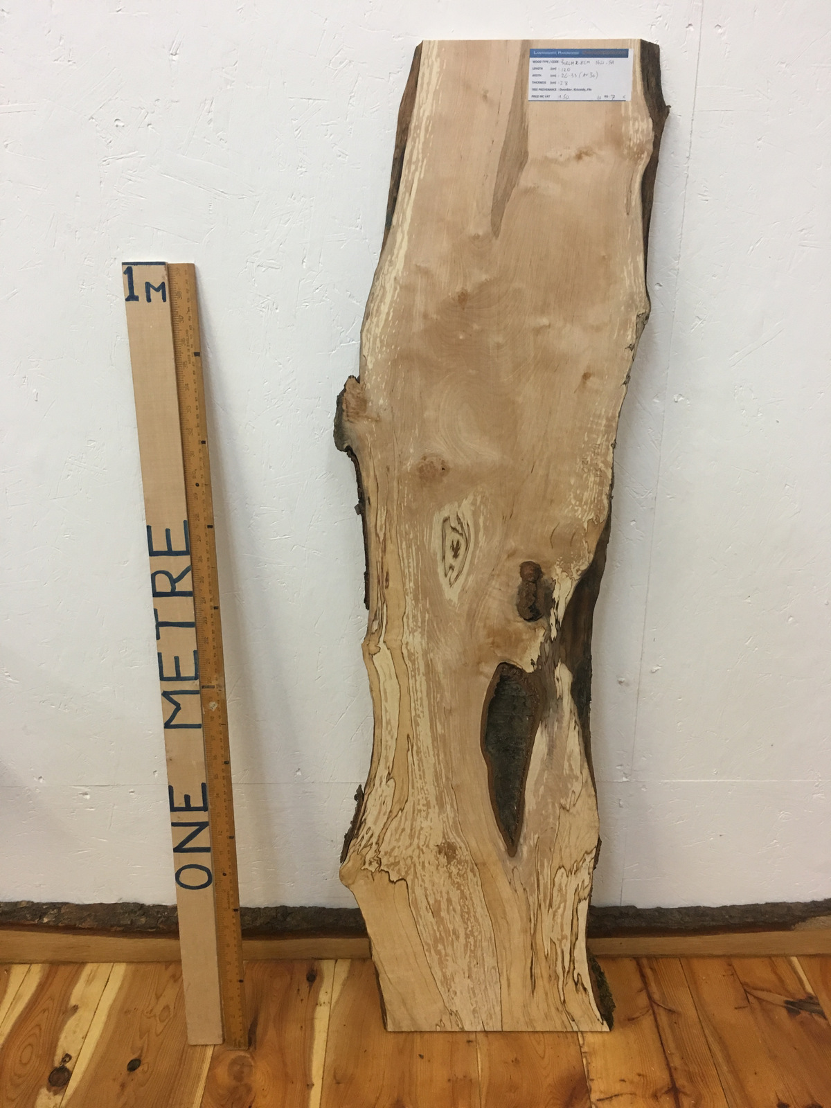 BIRCH Natural Waney Edge Slab Wood Board 1621-5A