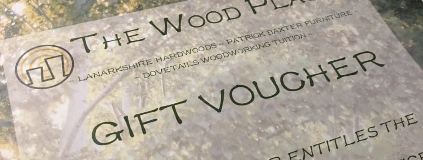 The Wood Place gift vouchers