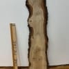 BURRY OAK Natural Waney Edge Slab Wood Timber Board 1560B-1A Thickness 2.8cm Kiln Dried Planed & Thicknessed Seasoned Hardwood Wildwood