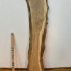 OAK Natural Waney Edge Slab Planed Finish Hardwood Board 1551-0 Thickness 4.5cm Kiln Dried Seasoned Wildwood Live Edge