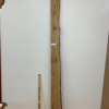 OAK Single Waney Edge Slab Planed Finish Hardwood Board 1549-5 Thickness 4.2cm Kiln Dried Seasoned Live Edge