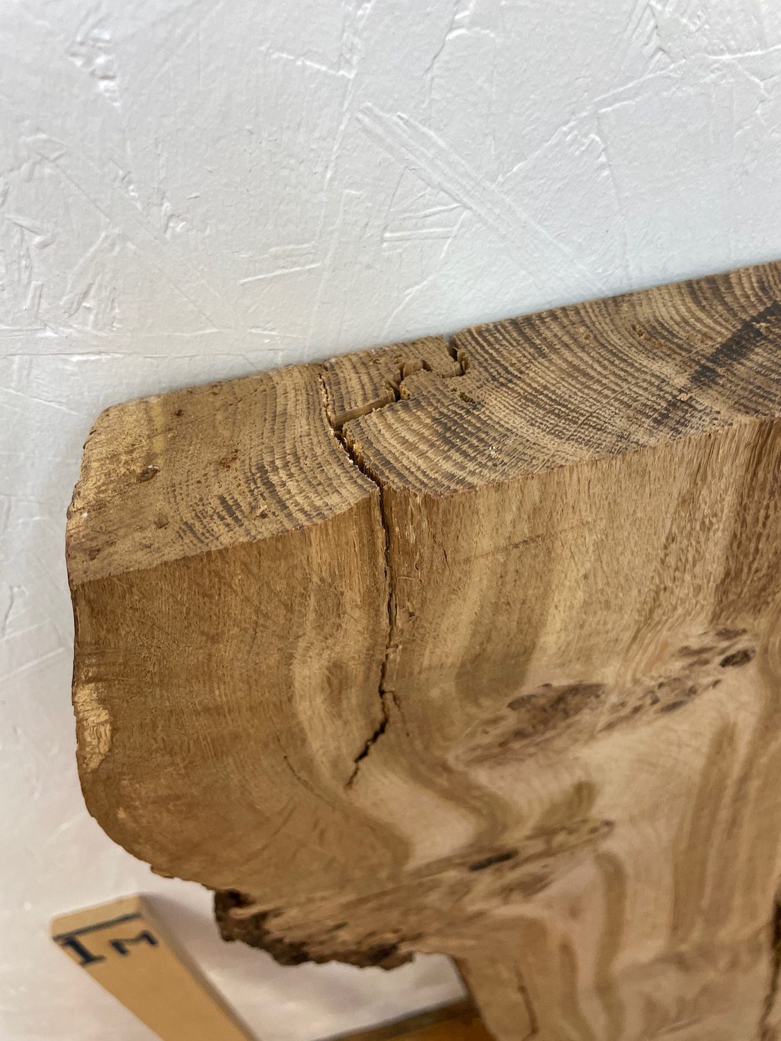 BURRY OAK Natural Waney Edge Slab Milled Finish Hardwood Board 1547C-3 Thickness 4.8cm Kiln Dried Seasoned Live Edge Desktops Coffee Tabletops Wildwood - Image 13