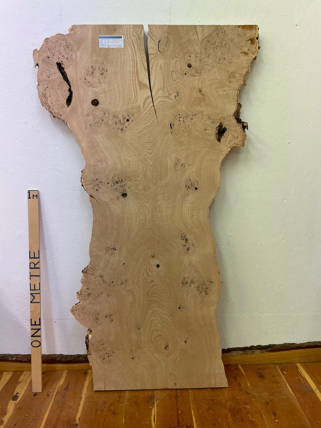 BURRY RIPPLED SWEET CHESTNUT Natural Waney Edge Slab Milled Finish Hardwood Board 1578-2 Thickness 5cm Kiln Dried Seasoned Live Edge Desktops Coffee Tabletops Wildwood Dining Tabletops Worktops Wallart Headboards Tabletops