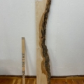 ASH Single Waney Natural Edge Planed Finish Hardwood Board 1664-8 Thickness 5cm Kiln Dried Seasoned Live Edge Shelves Mantels Wildwood