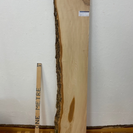 ASH Single Waney Natural Edge Planed Finish Hardwood Board 1664-14 Thickness 6cm Kiln Dried Seasoned Live Edge Shelves Mantels