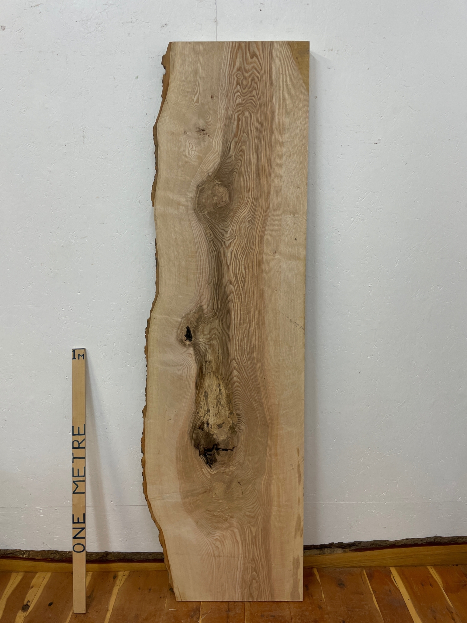 ASH Single Waney Natural Edge MILLED Finish Hardwood Board 1537B-2 Thickness 6.2cm Kiln Dried Seasoned Live Edge - Image 17