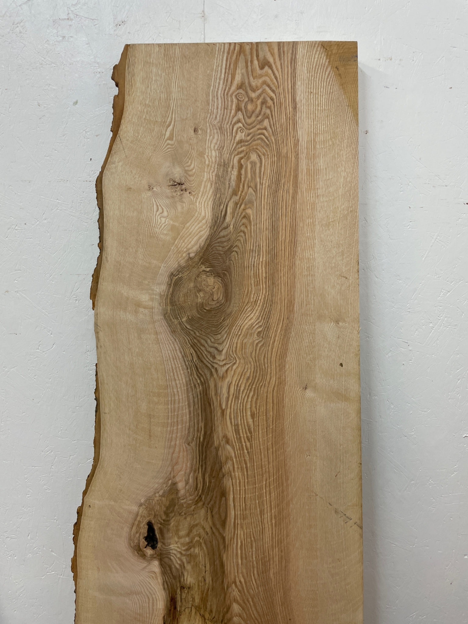 ASH Single Waney Natural Edge MILLED Finish Hardwood Board 1537B-2 Thickness 6.2cm Kiln Dried Seasoned Live Edge - Image 18