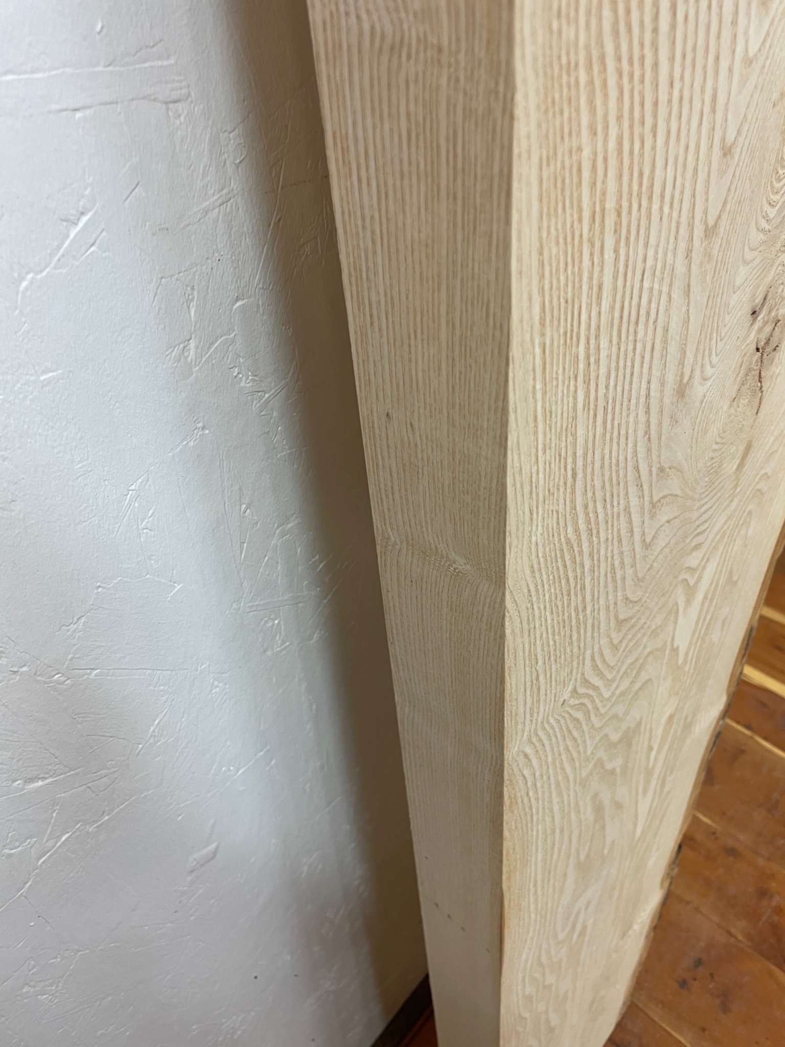 ASH Single Waney Natural Edge MILLED Finish Hardwood Board 1537B-8 Thickness 6.2cm Kiln Dried Seasoned Live Edge Tabletops Shelves Mantels - Image 14