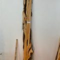 YEW Natural Waney Edge Slab Planed Finish Hardwood Board 1587-1 Thickness 4.8cm Kiln Dried Seasoned Live Edge Wallart Wildwood