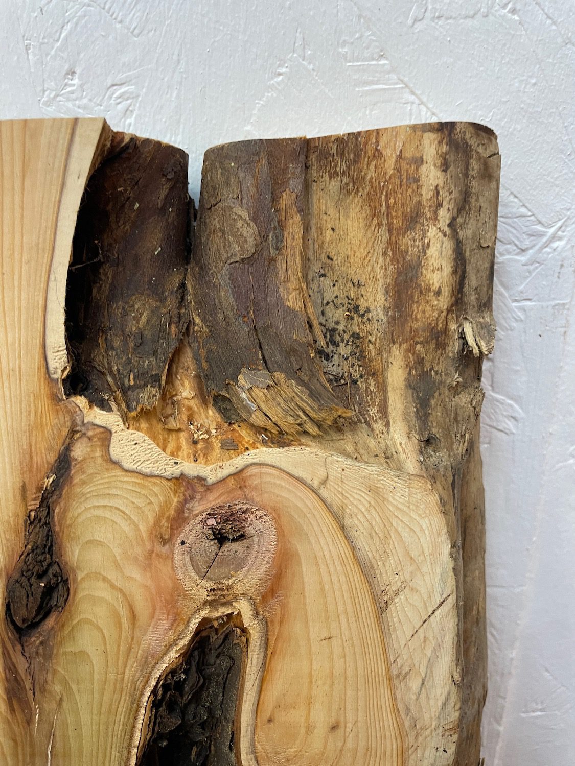 YEW Natural Waney Edge Slab Planed Finish Hardwood Board 1587-4B Thickness 4.8cm Kiln Dried Seasoned Live Edge Wallart Wildwood Offcut - Image 6