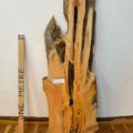 YEW Natural Waney Edge Slab Planed Finish Hardwood Board 1587-2 Thickness 4.8cm Kiln Dried Seasoned Live Edge Wallart Wildwood