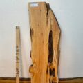 YEW Natural Waney Edge Slab Planed Finish Hardwood Board 1587B-3 Thickness 4.8cm Kiln Dried Seasoned Live Edge Wallart Wildwood