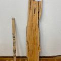 YEW Natural Waney Edge Slab Planed Finish Hardwood Board 1587B-5 Thickness 4.5cm Kiln Dried Seasoned Live Edge Wildwood
