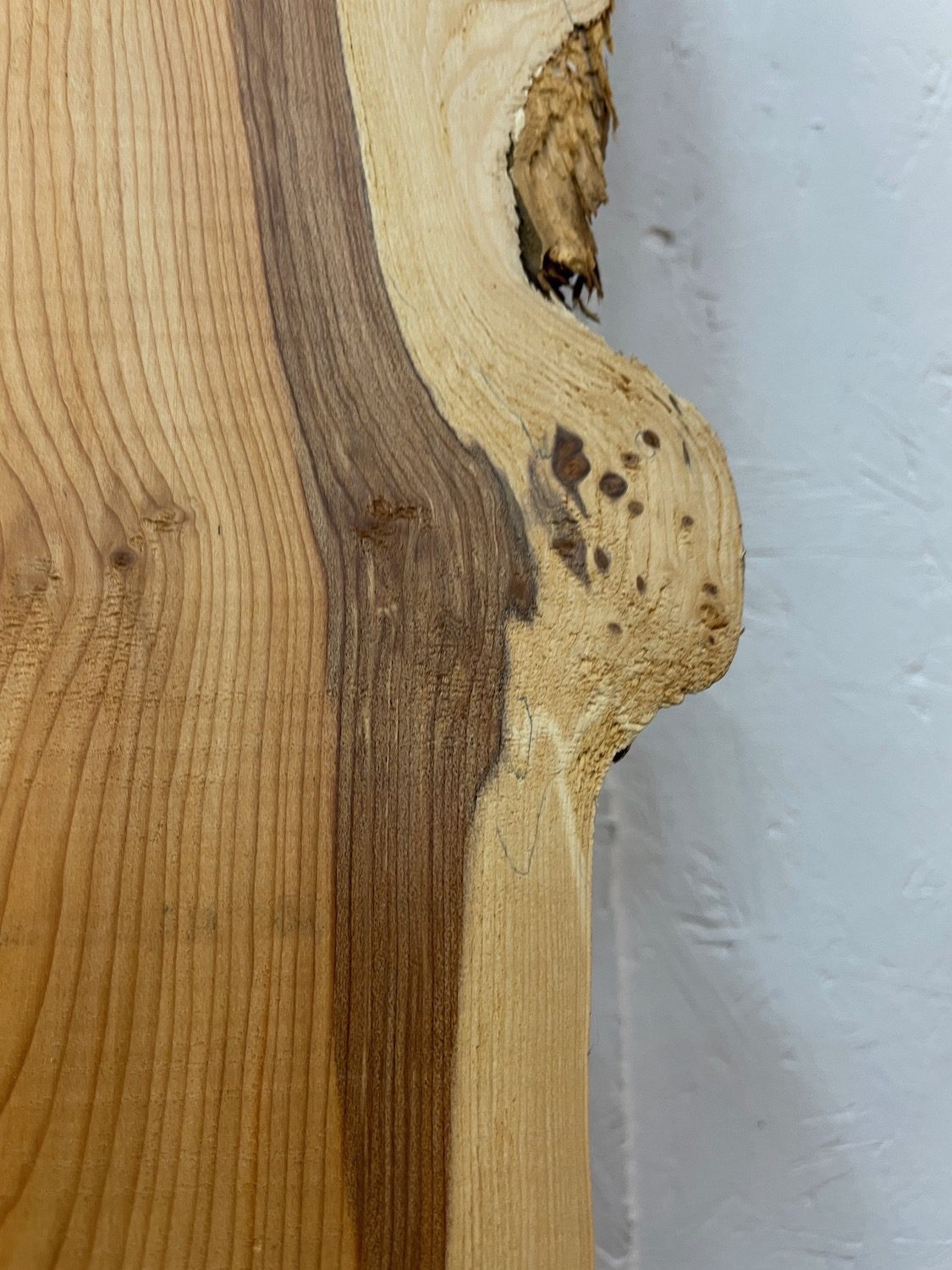 YEW Natural Waney Edge Slab Planed Finish Hardwood Board 1597-7 Thickness 4.8cm Kiln Dried Seasoned Live Edge - Image 8