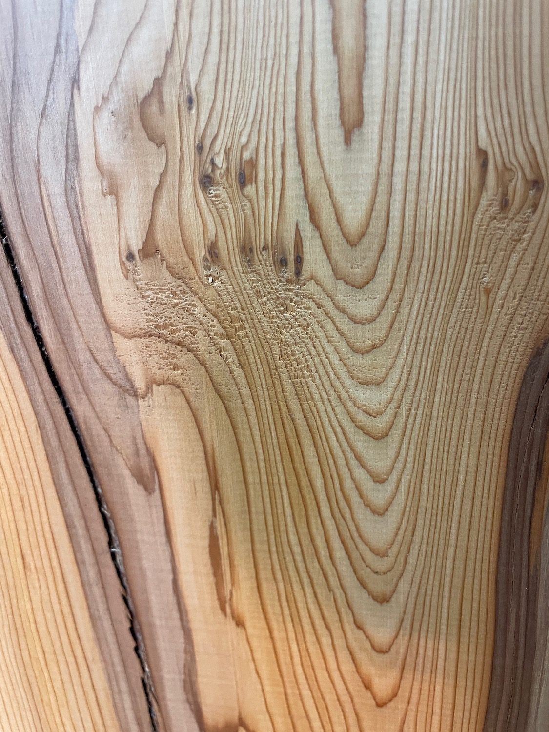 YEW Natural Waney Edge Slab Planed Finish Hardwood Board 1597-5 Thickness 4.8cm Kiln Dried Seasoned Live Edge - Image 13