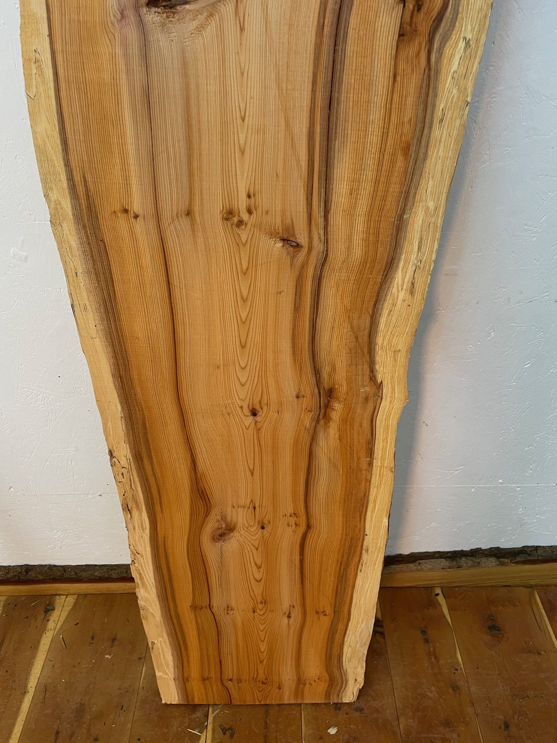 YEW Natural Waney Edge Slab Planed Finish Hardwood Board 1597-5 Thickness 4.8cm Kiln Dried Seasoned Live Edge - Image 18