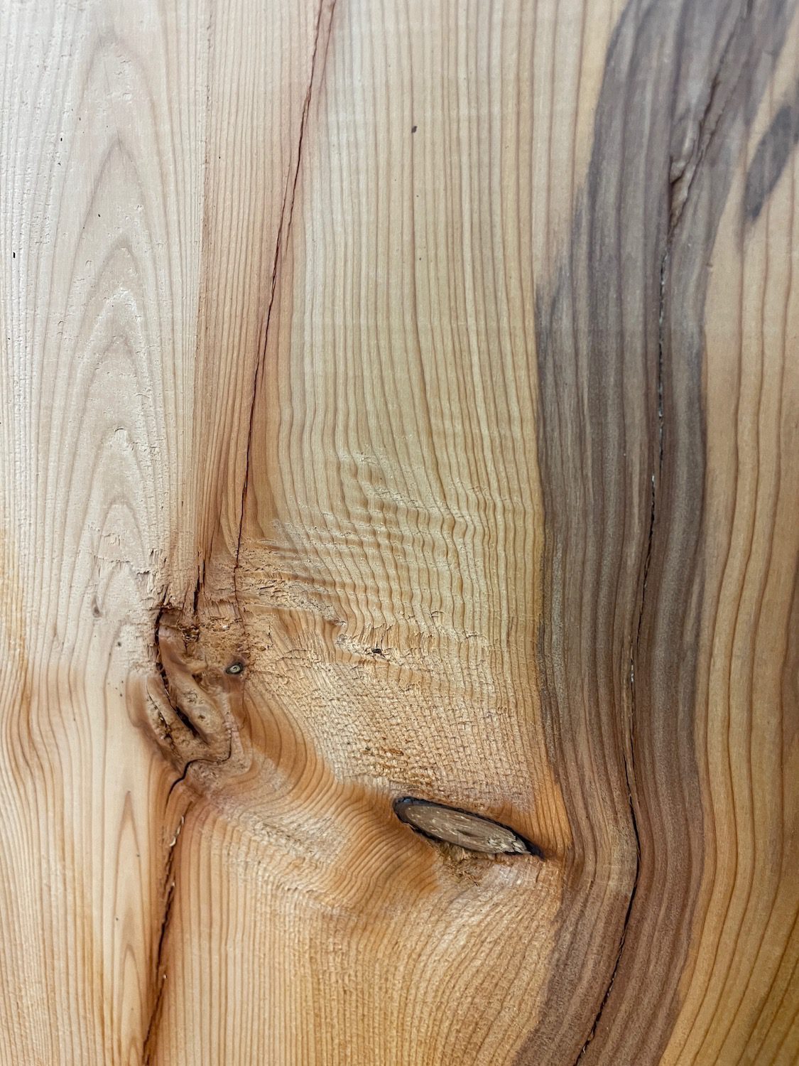YEW Natural Waney Edge Slab Planed Finish Hardwood Board 1597-5 Thickness 4.8cm Kiln Dried Seasoned Live Edge - Image 20