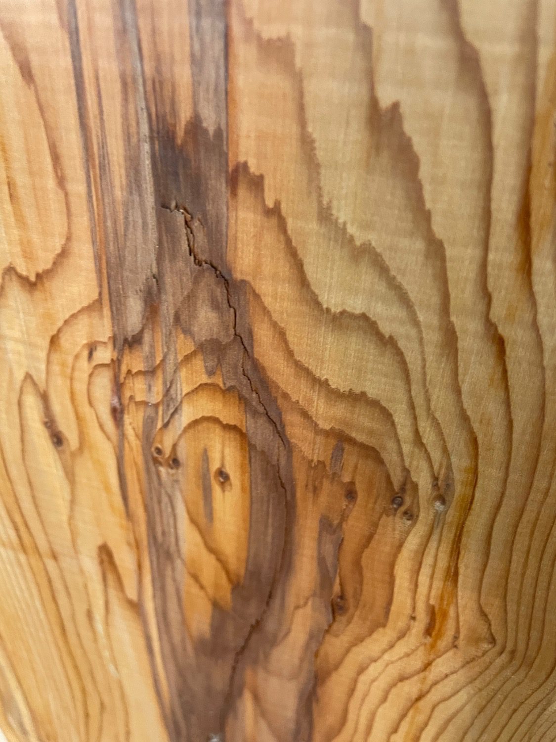 YEW Natural Waney Edge Slab Planed Finish Hardwood Board 1597-4 Thickness 4.8cm Kiln Dried Seasoned Live Edge Wildwood Wallart - Image 15