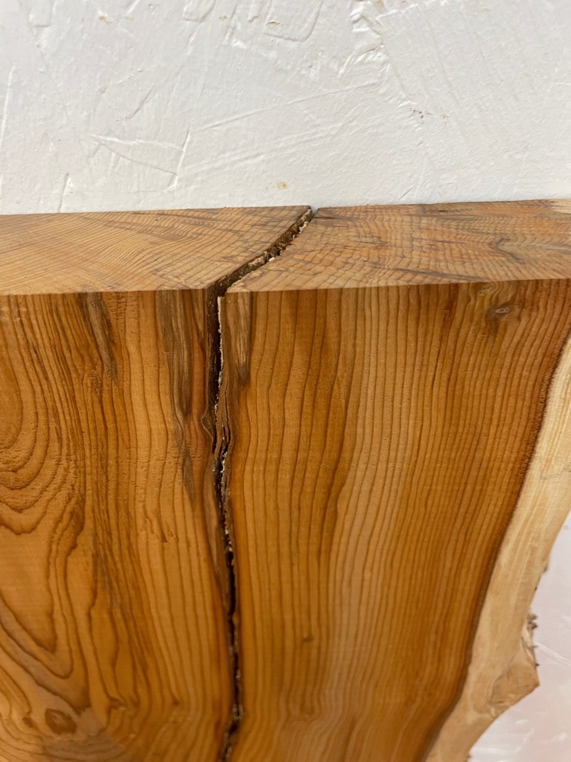 YEW Natural Waney Edge Slab Planed Finish Hardwood Board 1595-3 Thickness 4.8cm Kiln Dried Seasoned Live Edge - Image 6
