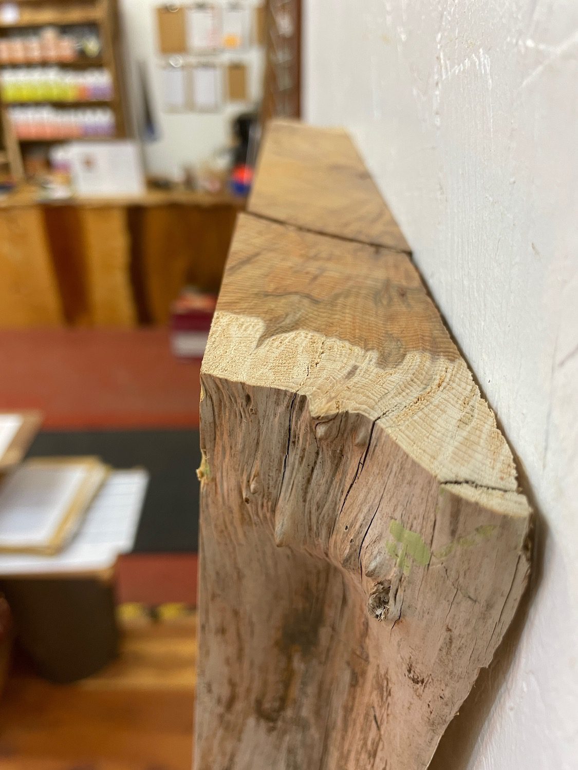 YEW Natural Waney Edge Slab Planed Finish Hardwood Board 1595-3 Thickness 4.8cm Kiln Dried Seasoned Live Edge - Image 7