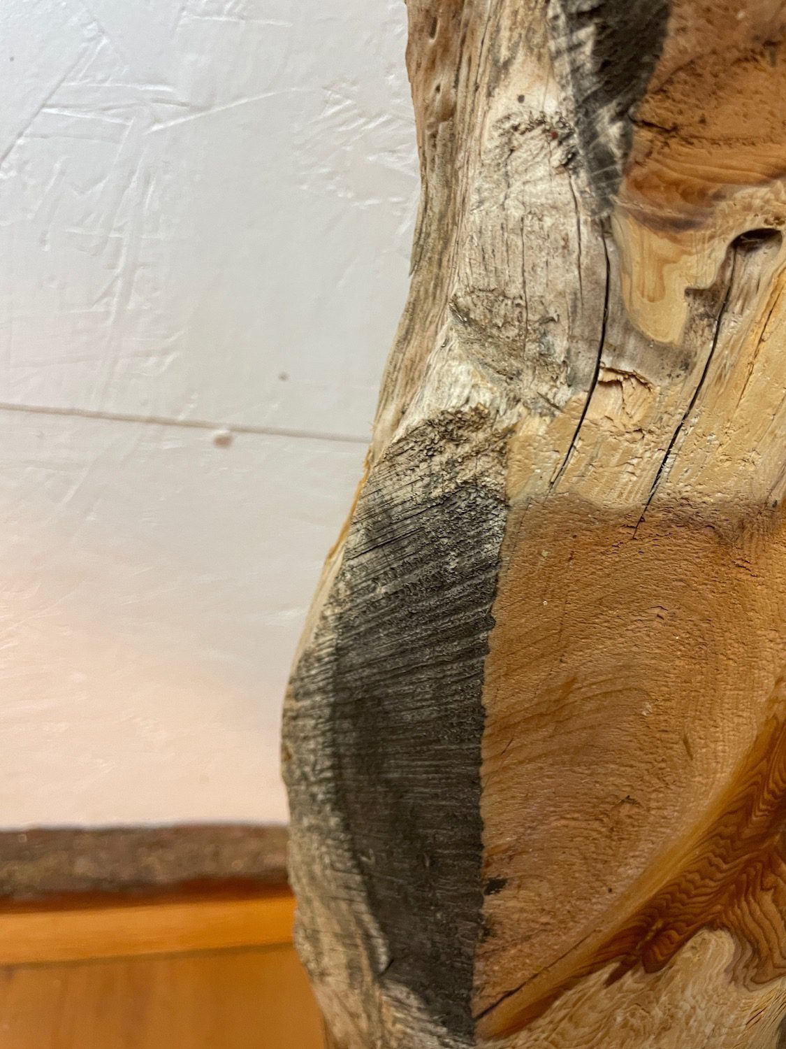 YEW Natural Waney Edge Slab Planed Finish Hardwood Board 1596-2 Thickness 4.8cm Kiln Dried Seasoned Live Edge Wildwood - Image 9
