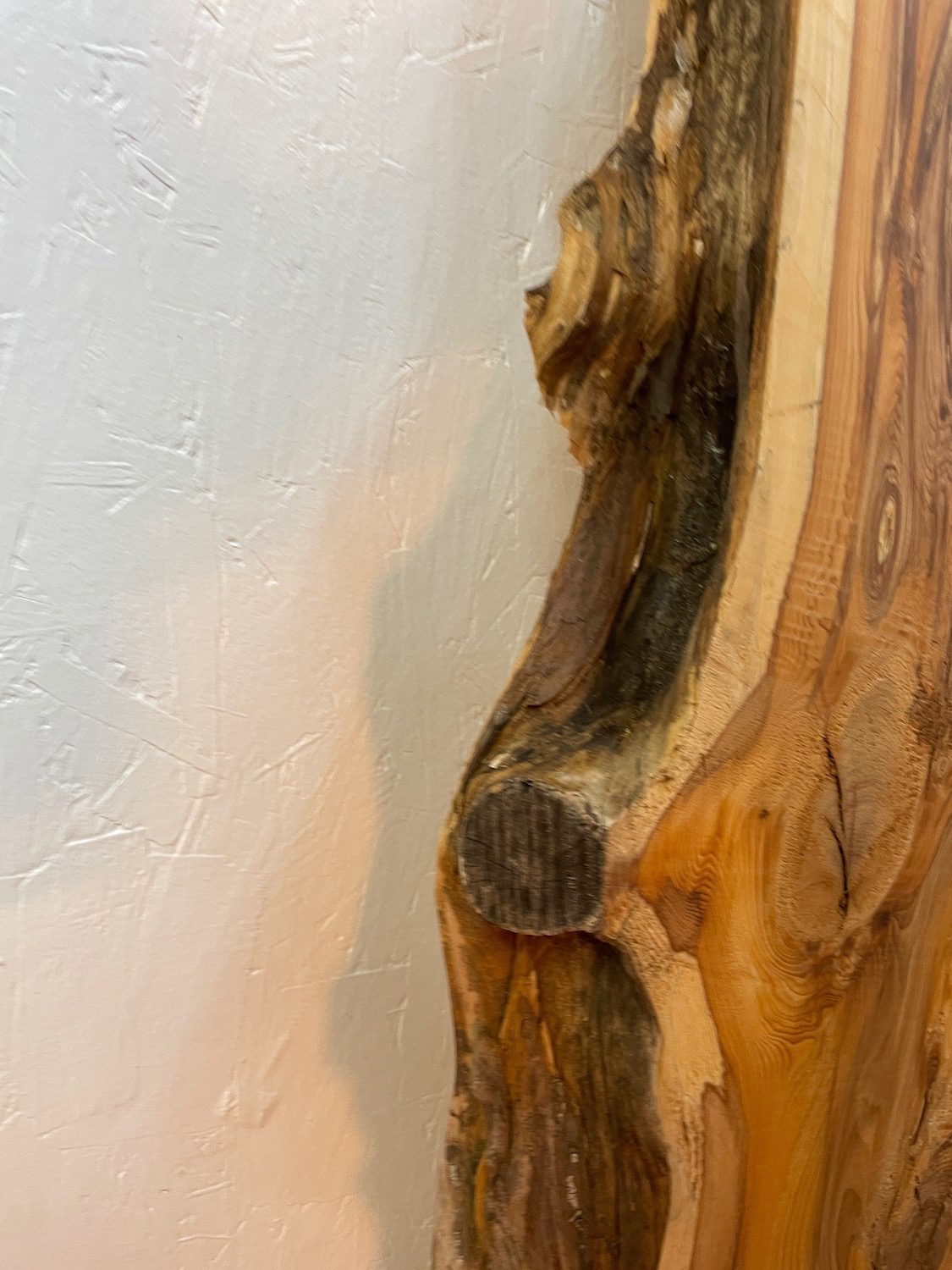 YEW Natural Waney Edge Slab Planed Finish Hardwood Board 1596-2 Thickness 4.8cm Kiln Dried Seasoned Live Edge Wildwood - Image 10