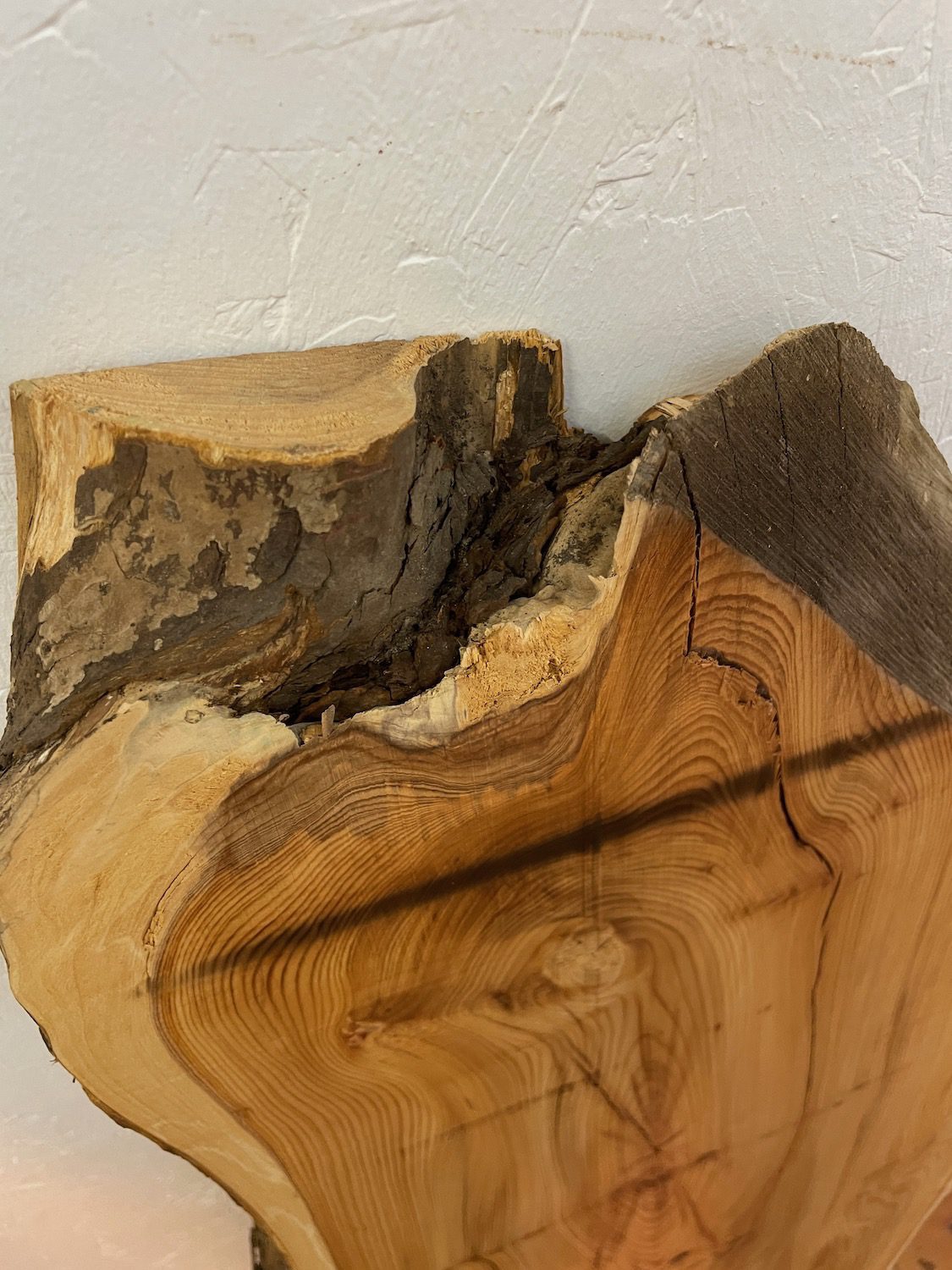 YEW Natural Waney Edge Slab Planed Finish Hardwood Board 1591-3 Thickness 4.5cm Kiln Dried Seasoned Live Edge Wildwood - Image 12