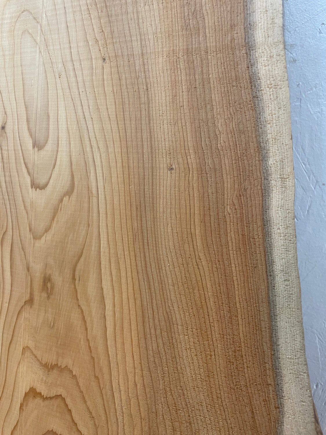 YEW Bookmatched Table Set Single Waney Edge Slabs Planed Finish Hardwood Boards 1593-4/5 Thickness 4.8cm Kiln Dried Seasoned Live Edge Epoxy Resin Projects Wildwood Desktop Tabletop Kitchen Worktops Dining Tabletops - Image 13