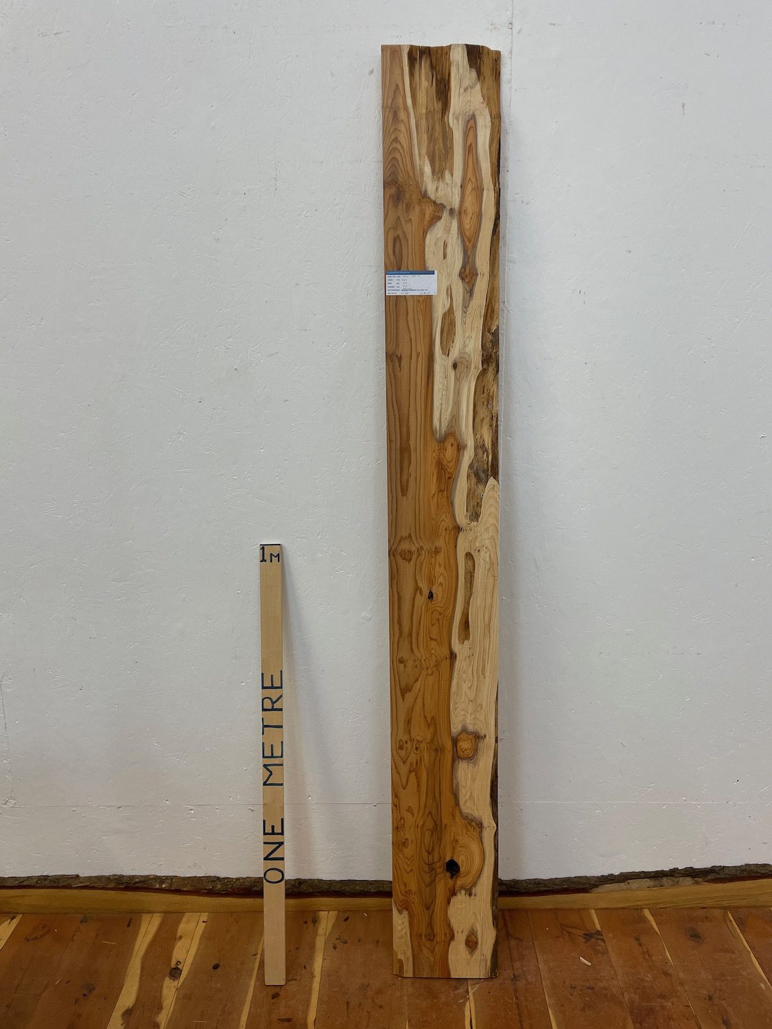 YEW PAR Planed All Round Square Edge Planed Finish Hardwood Board 1591-9 Thickness 4.5cm Kiln Dried Seasoned Live Edge Wildwood Shelves Mantels