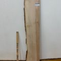 FIGURED MAPLE Single Waney Natural Live Edge Slab Planed Finish Hardwood Board 1682A-9A Thickness 3cm Kiln Dried Seasoned Decorative Board Shelf