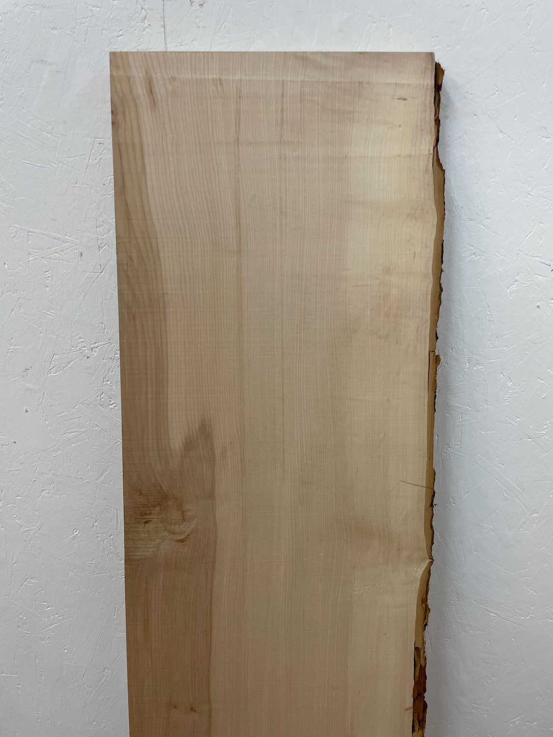 FIGURED MAPLE Single Waney Natural Live Edge Slab Planed Finish Hardwood Board 1682A-10A Thickness 3.5cm Kiln Dried Seasoned Decorative Board Shelf - Image 14