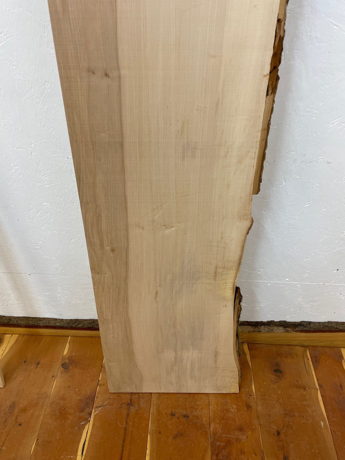 FIGURED MAPLE Single Waney Natural Live Edge Slab Planed Finish Hardwood Board 1682A-10A Thickness 3.5cm Kiln Dried Seasoned Decorative Board Shelf - Image 15