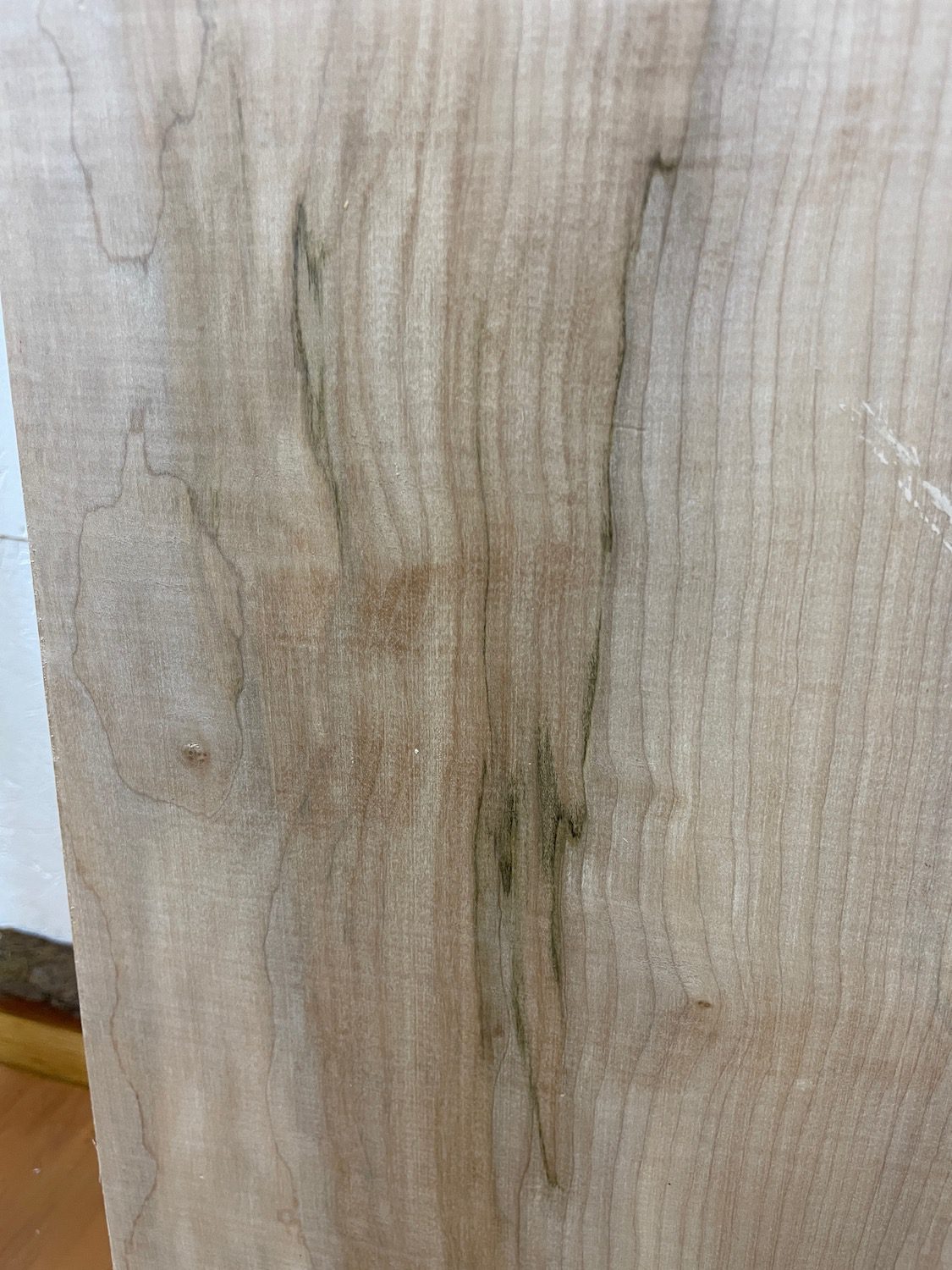 FIGURED MAPLE Single Waney Natural Live Edge Slab Planed Finish Hardwood Board 1682A-3A Thickness 3.5cm Kiln Dried Seasoned Decorative Board Shelf - Image 8