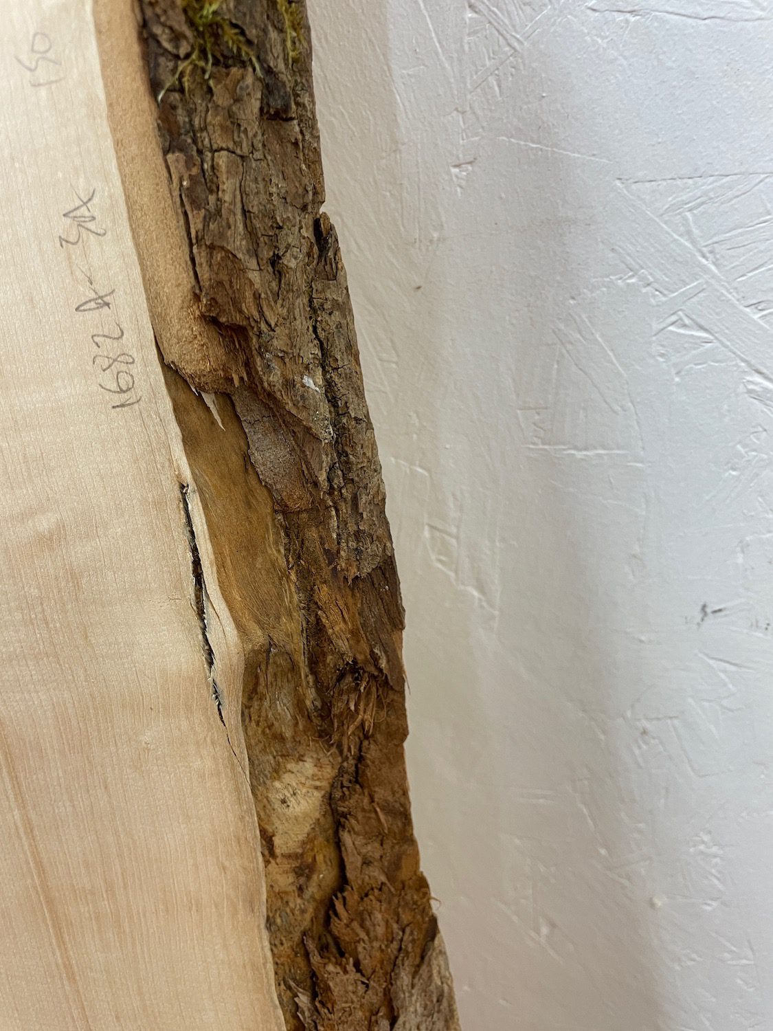 FIGURED MAPLE Single Waney Natural Live Edge Slab Planed Finish Hardwood Board 1682A-3A Thickness 3.5cm Kiln Dried Seasoned Decorative Board Shelf - Image 11