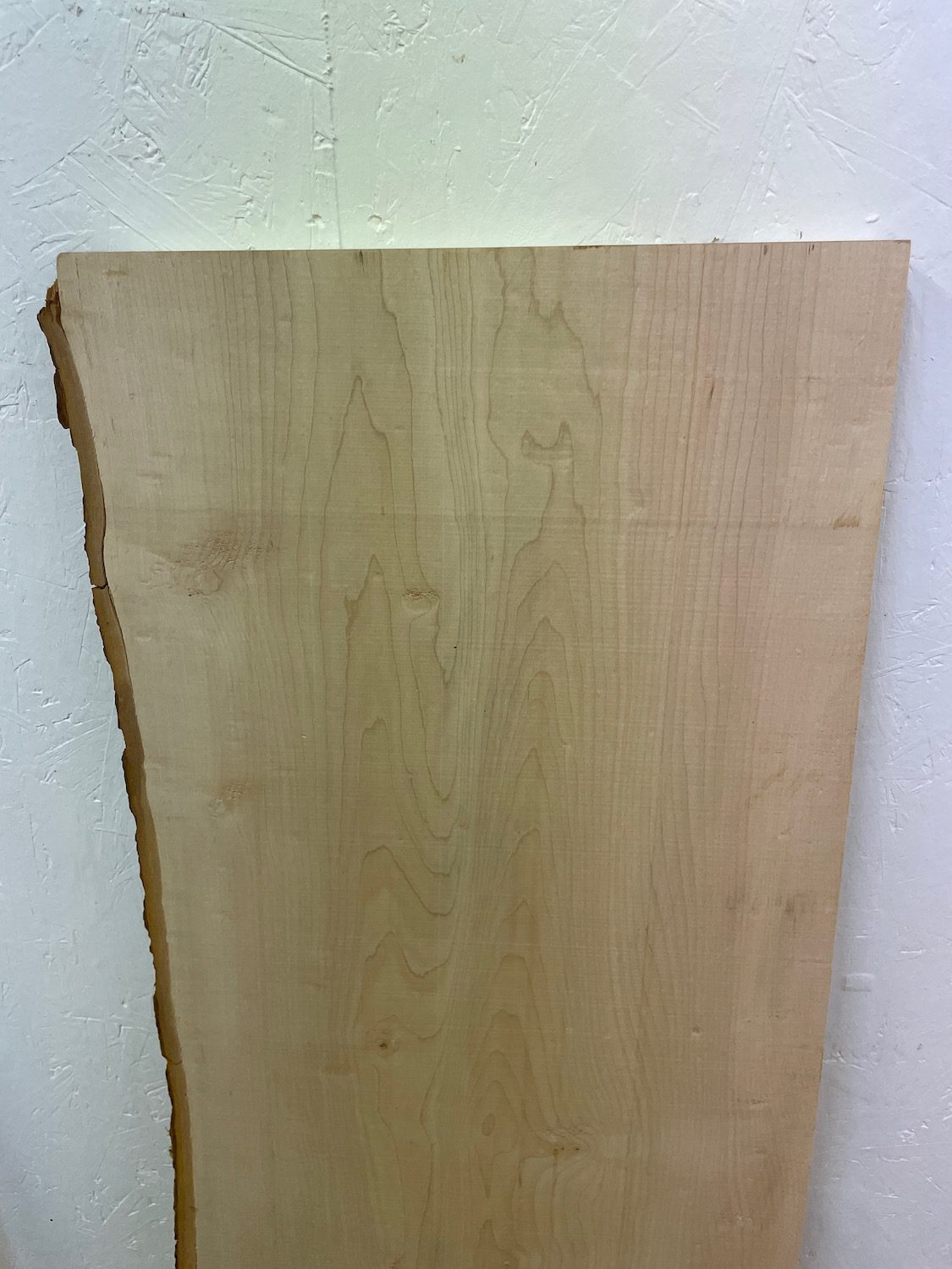 FIGURED MAPLE Single Waney Natural Live Edge Slab Planed Finish Hardwood Board 1682A-15B Thickness 3.5cm Kiln Dried Seasoned Decorative Board Shelf - Image 12