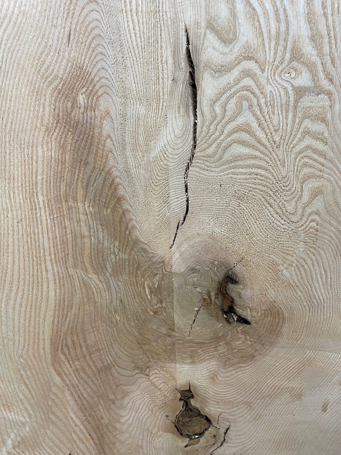 ASH Natural Waney Edge Slab Milled Finish Hardwood Board 1537C-1 Thickness 6cm Kiln Dried Seasoned Live Edge Desktops Coffee Tabletops Wildwood - Image 16