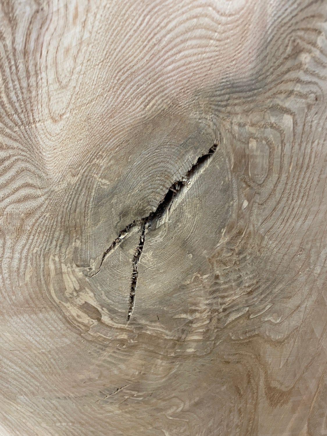 ASH Natural Waney Edge Slab Milled Finish Hardwood Board 1537C-3 Thickness 6cm Kiln Dried Seasoned Live Edge Desktops Coffee Tabletops Wildwood - Image 6