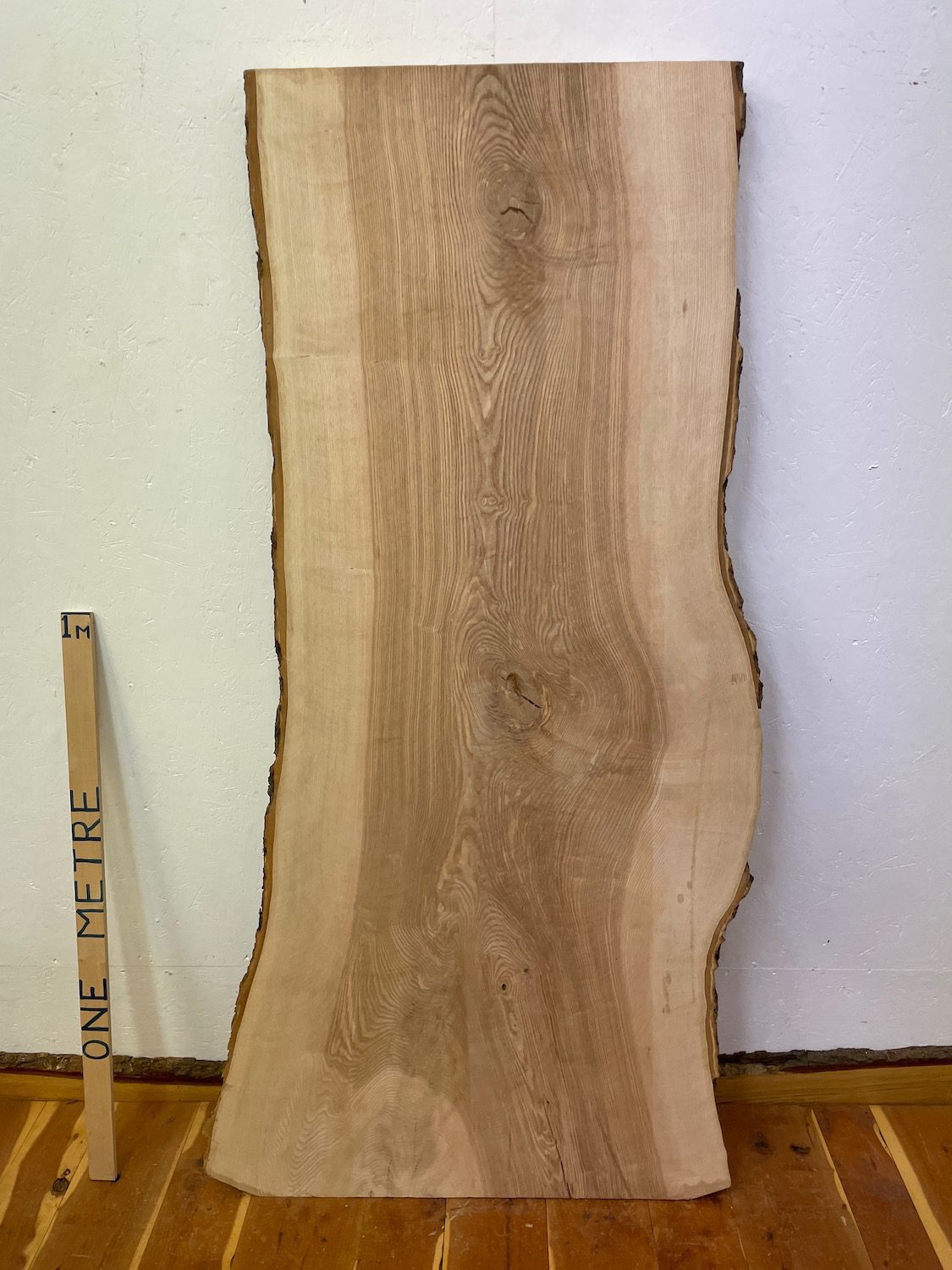 ASH Natural Waney Edge Slab Milled Finish Hardwood Board 1537C-3 Thickness 6cm Kiln Dried Seasoned Live Edge Desktops Coffee Tabletops Wildwood - Image 19