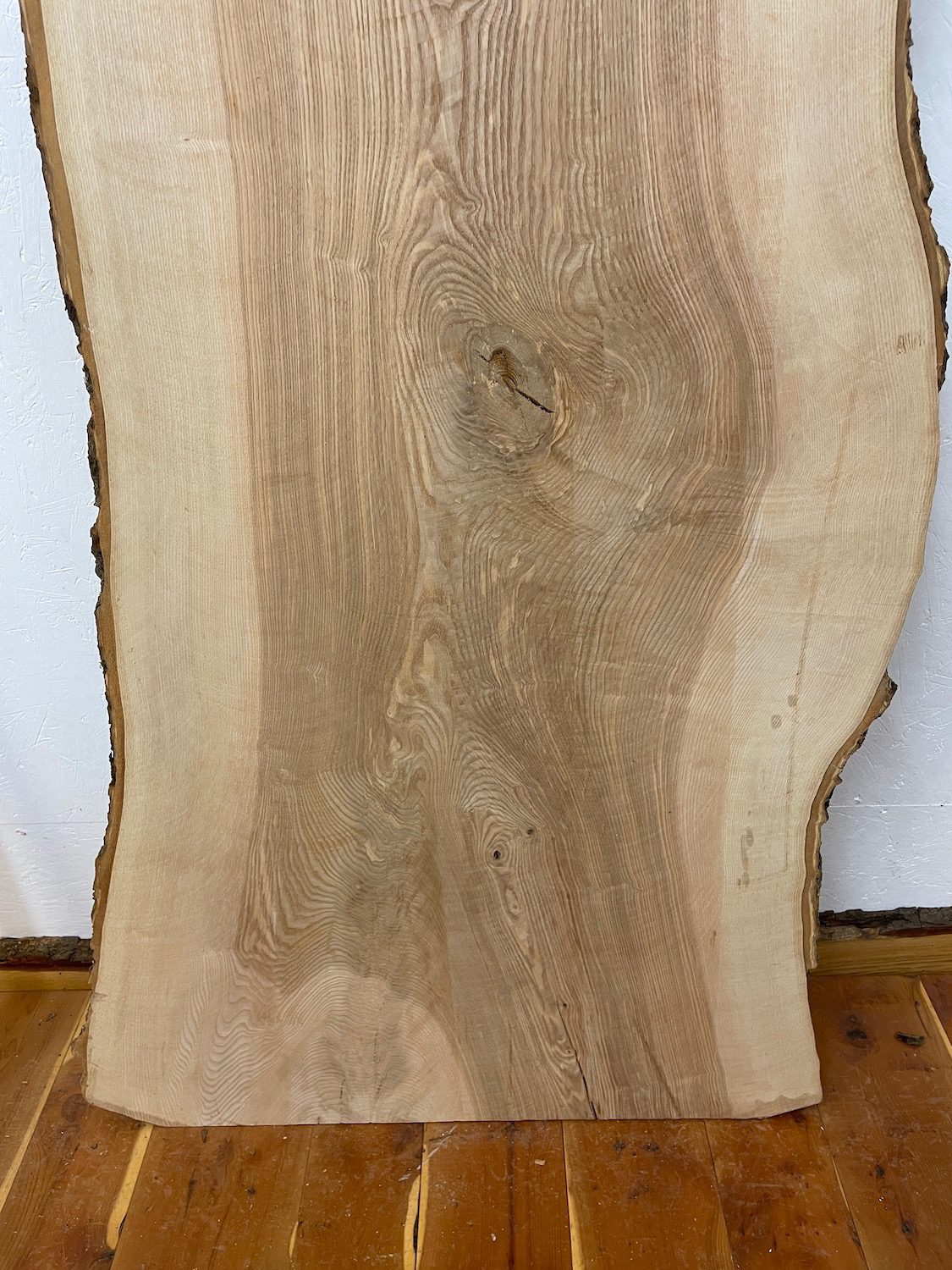 ASH Natural Waney Edge Slab Milled Finish Hardwood Board 1537C-3 Thickness 6cm Kiln Dried Seasoned Live Edge Desktops Coffee Tabletops Wildwood - Image 21