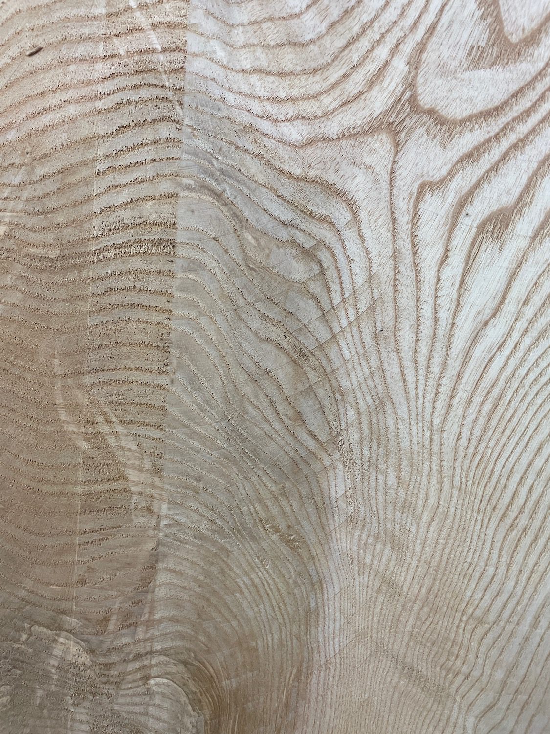 OLIVE ASH CROTCH Natural Waney Edge Slab Milled Finish Hardwood Board 1537C-6 Thickness 6cm Kiln Dried Seasoned Live Edge Desktops Coffee Tabletops Wildwood - Image 11